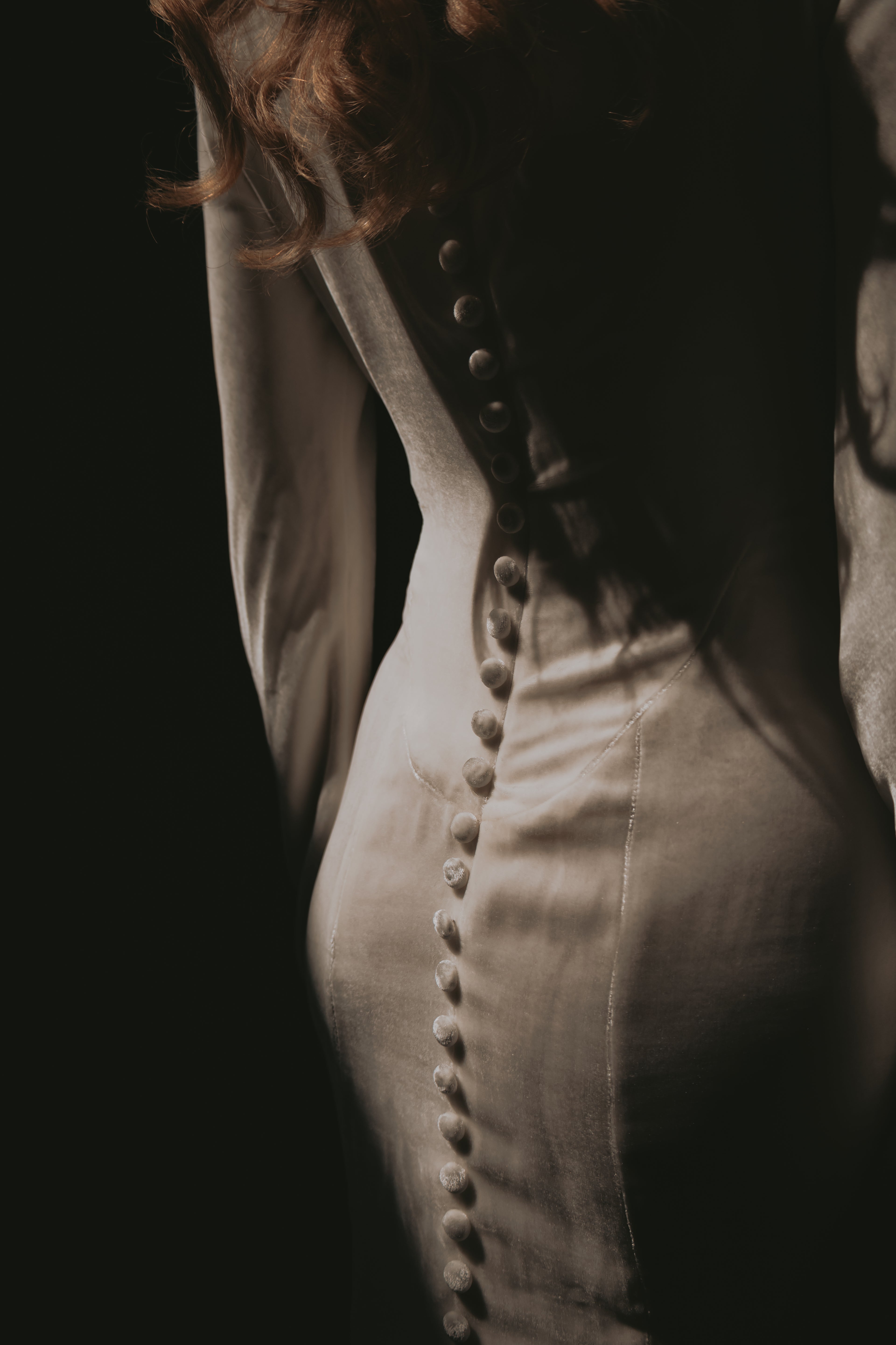 Daphne  | Silk Velvet Wedding Gown