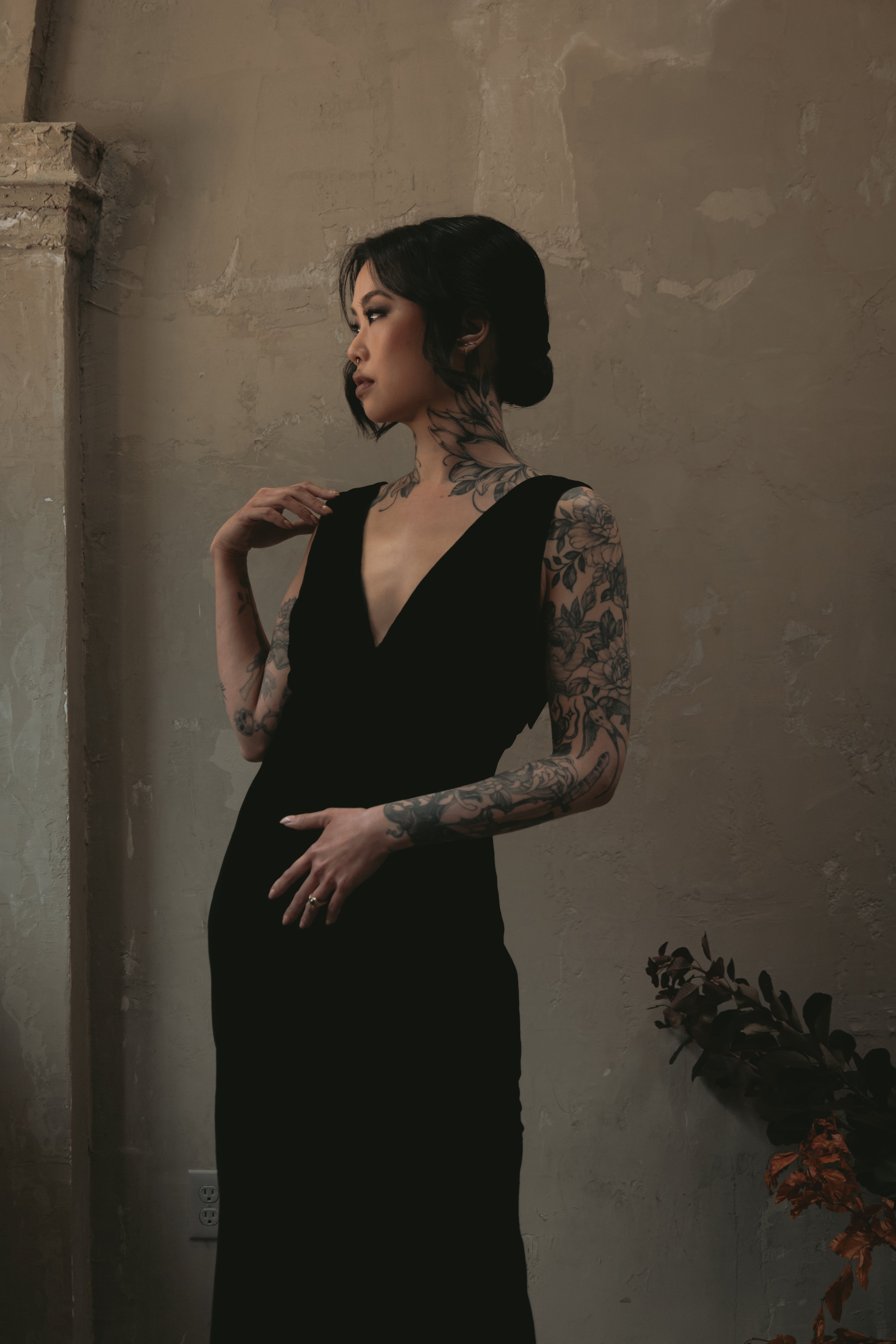 Eloise | Silk Velvet Wedding Gown